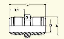 37 Degree Flare Fittings  Straight Fittings  Union Fittings Bulk Head Union Female Connector Female Connector Stud End Thread  BSP Female