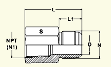 37 Degree Flare Fittings  Straight Fittings  Union Fittings Bulk Head Union Female Connector Female Connector Stud End Thread  BSP Female 